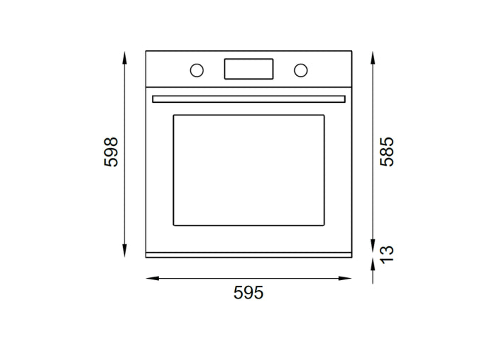 Bertazzoni 60cm Built-in Oven 5 Function Professional - F605PROEKX *Clearance Line*