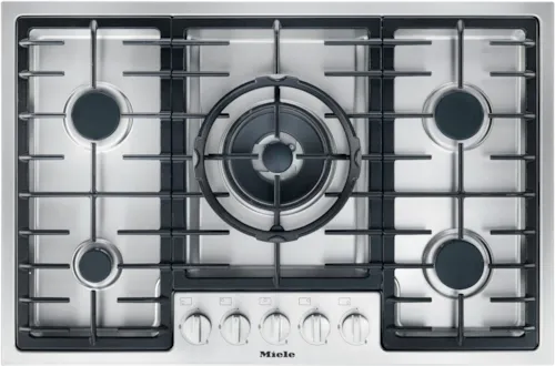 Miele 77cm Gas Cooktop KM 2334 with mono wok burner