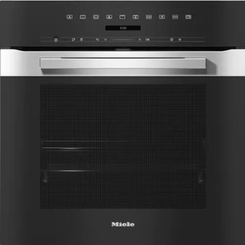 Miele 60cm Built In Oven - H 7264 BP PureLine CleanSteel Pyrolytic Oven