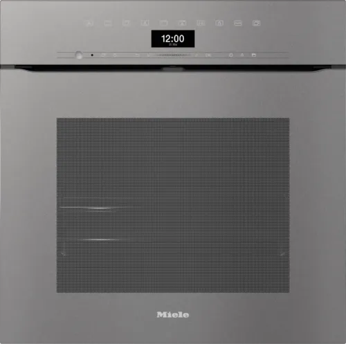 Miele 60cm Built In Oven - H 7464 BPX Handleless Pyrolytic Oven in Graphite Grey