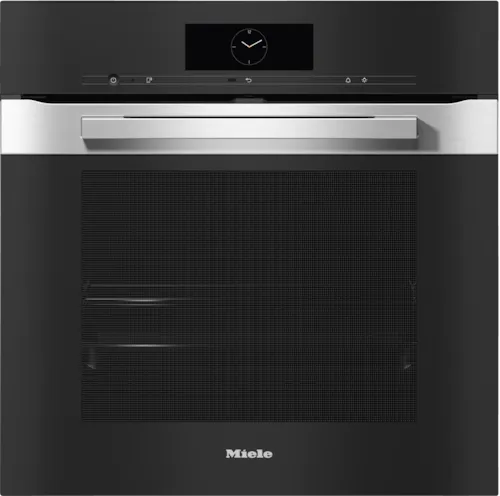 Miele 60cm Built In Oven - H 7860 BP PureLine CleanSteel Pyrolytic Oven
