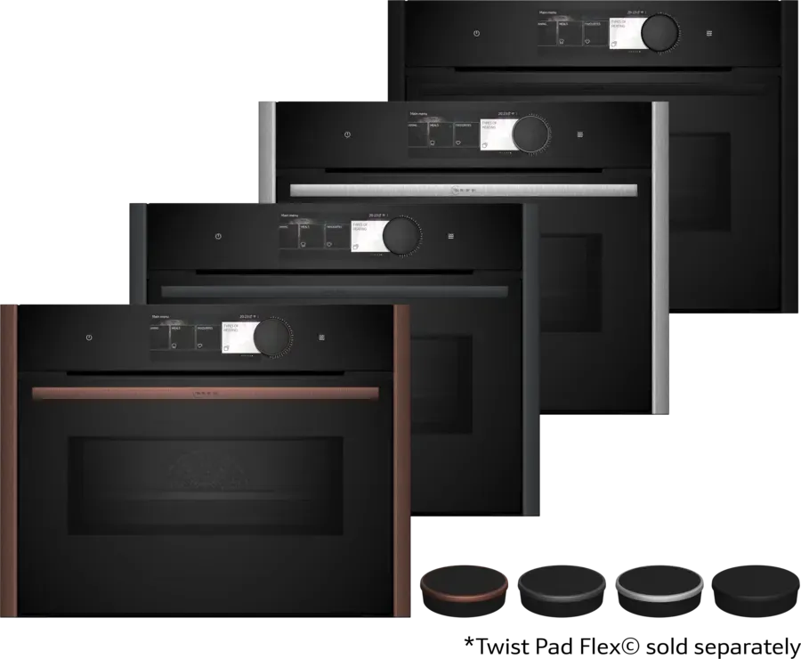 Neff 45cm Combi Microwave Oven Pyrolytic Flex Design - N90 Built In C29MY7MY0