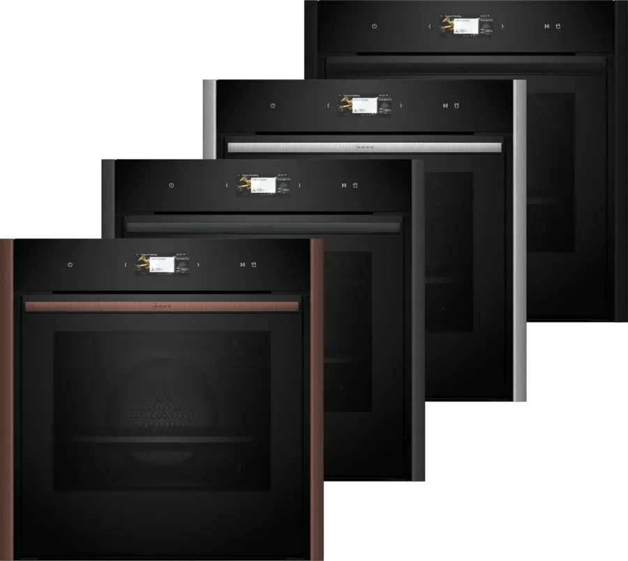 Neff Flex Design 60cm Pyrolytic Oven with Add Steam - N90 Built In B69VS73Y0A