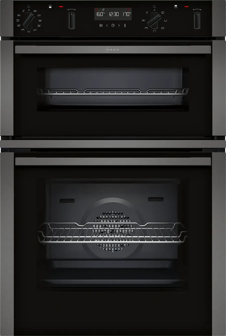 Neff Pyrolytic Double Oven - N50 Built In U2ACH7AG7A