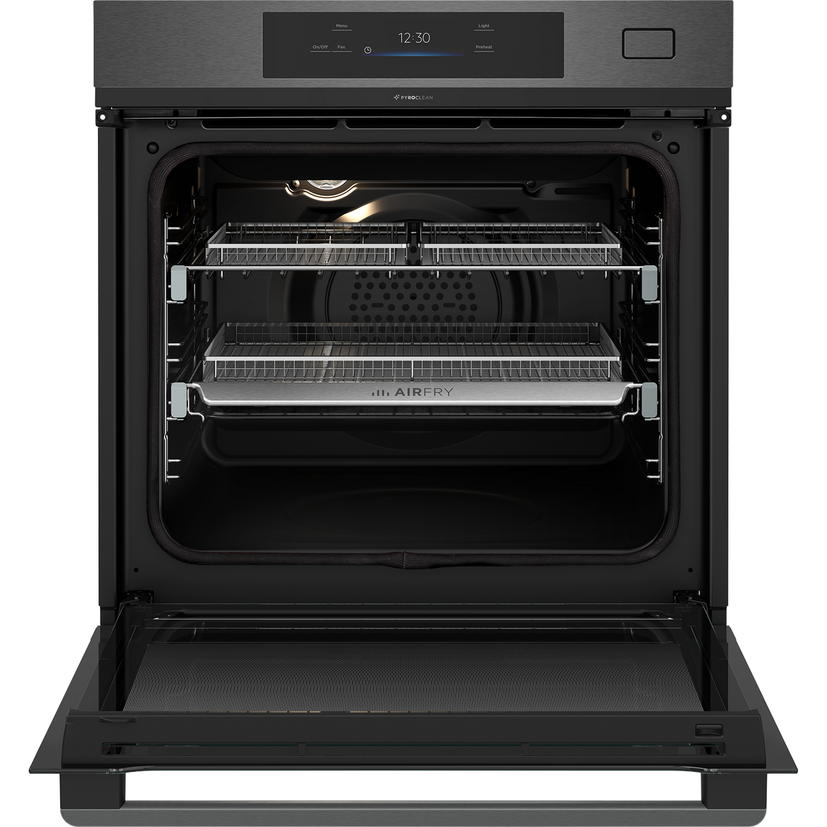 Westinghouse 60cm Multi-Function PyroClean Oven with Roast + Steam and Dual AirFry - WVEP6918DD