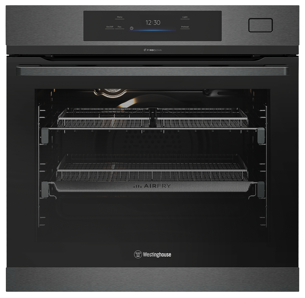Westinghouse 60cm Multi-Function PyroClean Oven with Roast + Steam and Dual AirFry - WVEP6918DD