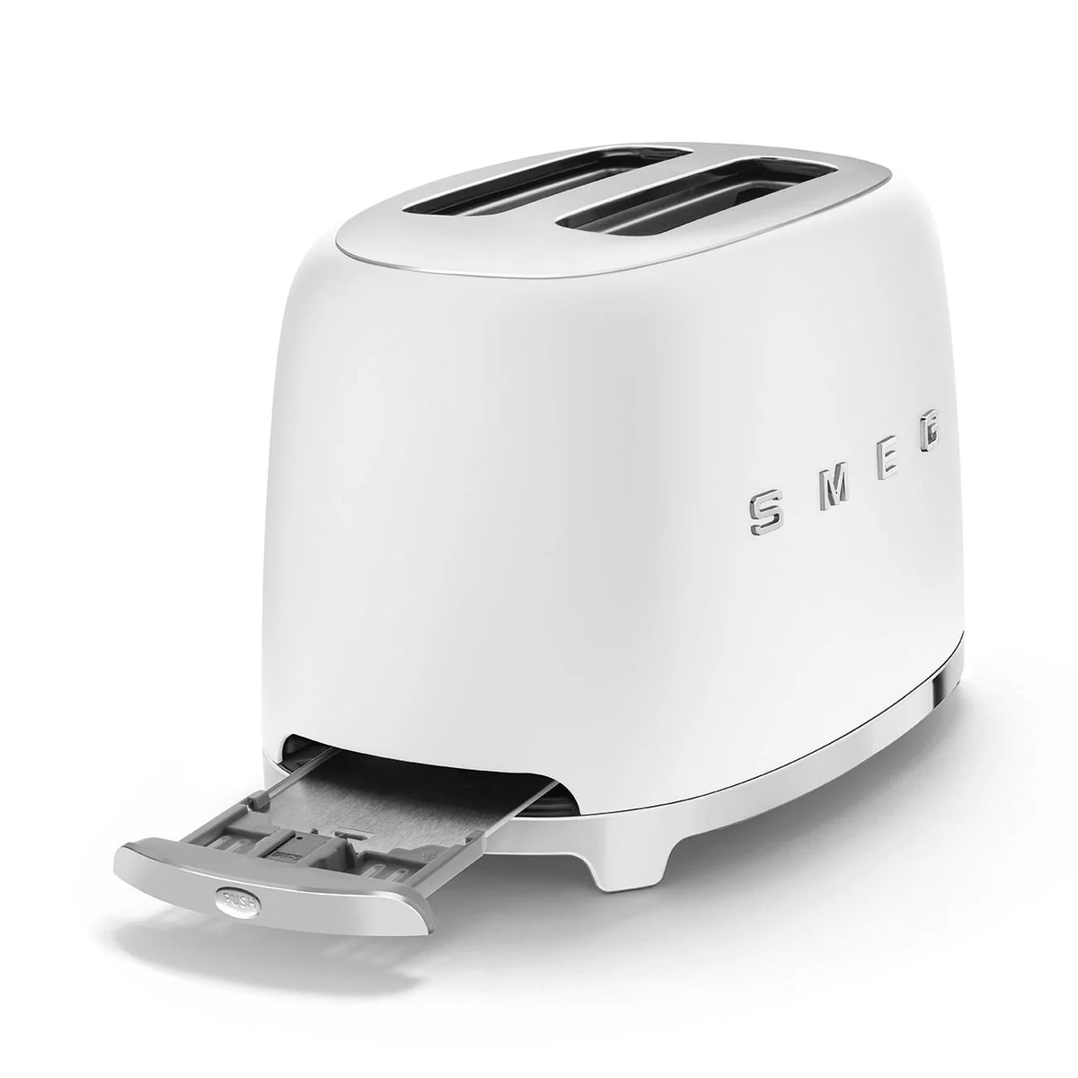 Smeg 50's Style 2 slice Toaster TSF01WHMAU - Matte White