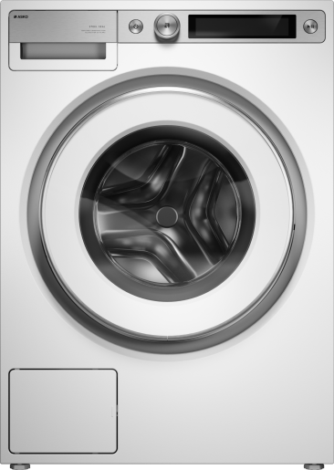 Asko 9.5kg Washer W7956XLW.AU front of white washing machine