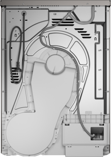 Asko Logic 11kg Heat Pump Dryer - T311HCXLW.AU rear of clothes dryer