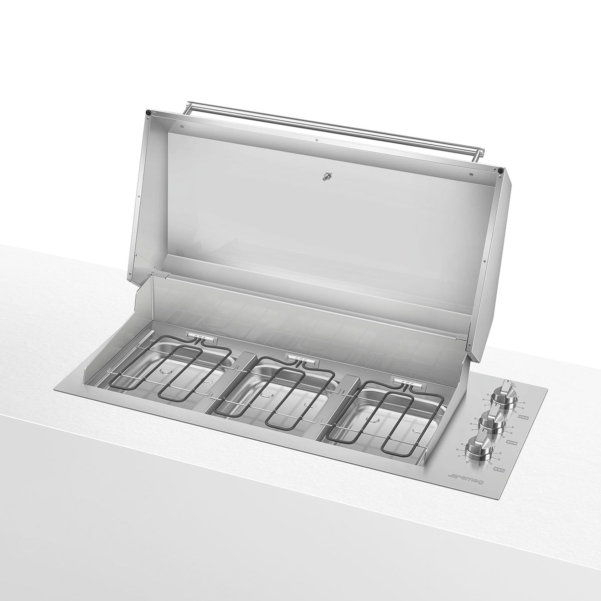 Smeg 120cm Built-in Electric Barbecue - BBQE12X