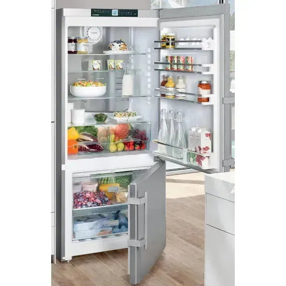 Liebherr 368 Litre Freestanding Bottom Mount Refrigerator - Stainless Steel