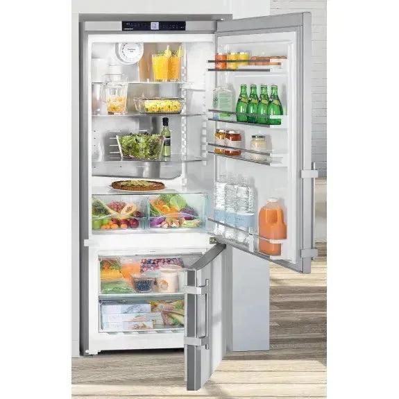 Liebherr 422 Litre Freestanding Bottom Mount Refrigerator - Stainless Steel