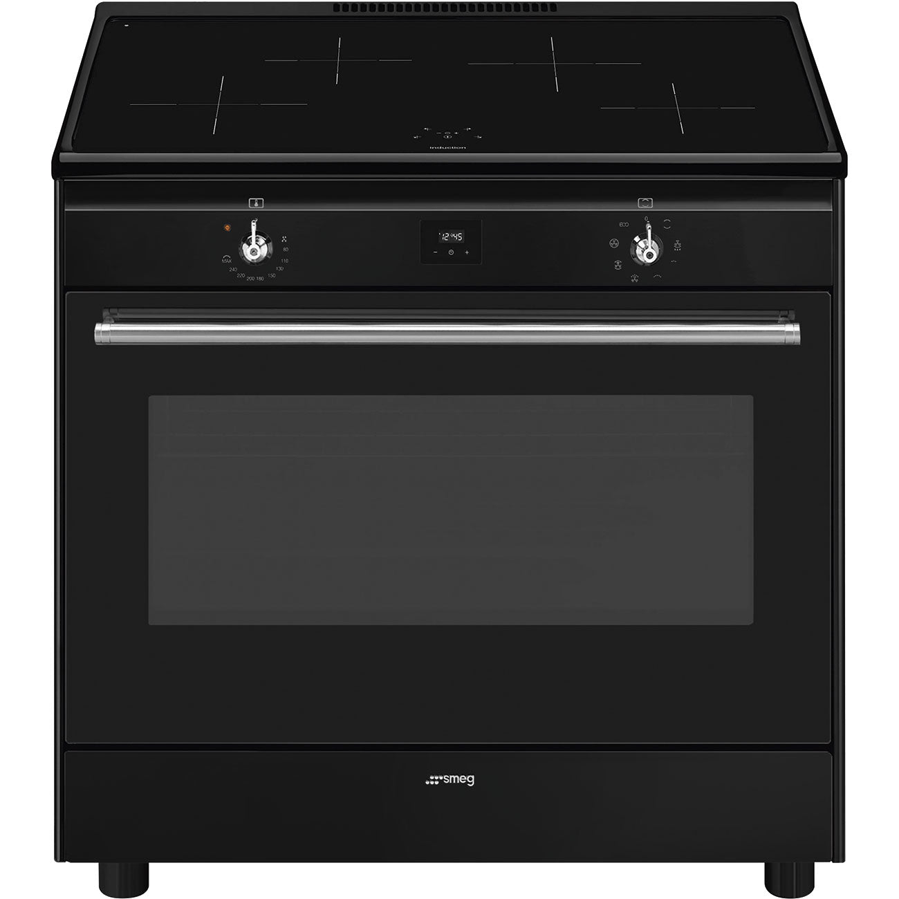 Smeg 90cm Upright Induction Stove - CX91IMBL *Clearance Line*