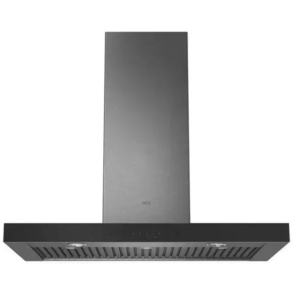 AEG 90cm Canopy Rangehood - Dark Stainless Steel