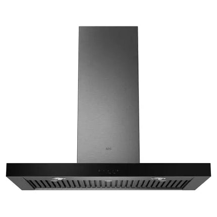 AEG 90cm Canopy Rangehood - Dark Stainless Steel