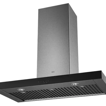 AEG 90cm Canopy Rangehood - Dark Stainless Steel