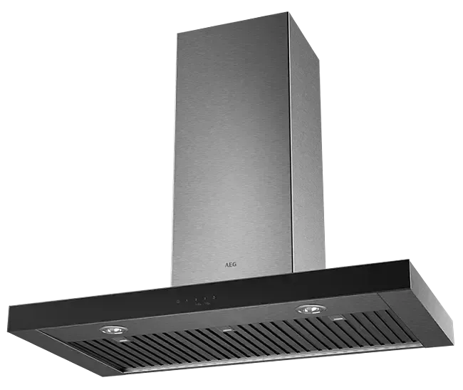 AEG 90cm Canopy Rangehood - Dark Stainless Steel