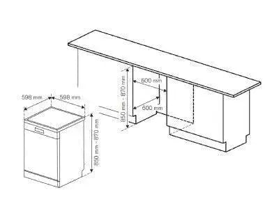 La Germania DW6062FSE Dishwasher