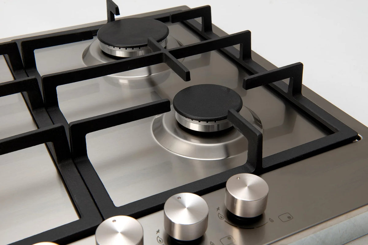 Euro 90cm Gas Cooktop E90CTWX far right 2 burners.
