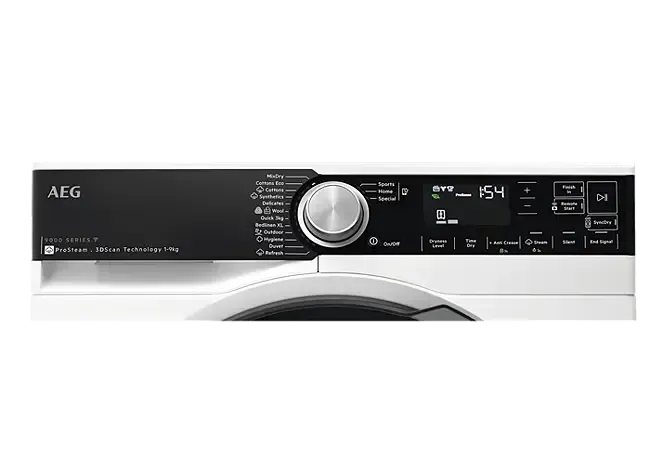 AEG 8000 Series 3D Scan 9kg Heat Pump Dryer