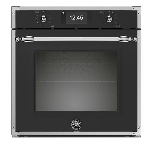 Bertazzoni 60cm Combi-Steam Oven Heritage Series FHER6117CTNX3 in Matt Black/Chrome