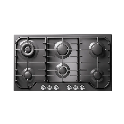 ILVE Nostalgie 90 cm enamelled steel 6 burners gas hob