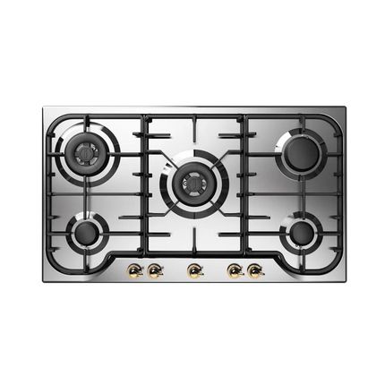 ILVE Nostalgie 90 cm enamelled steel 5 burners gas hob