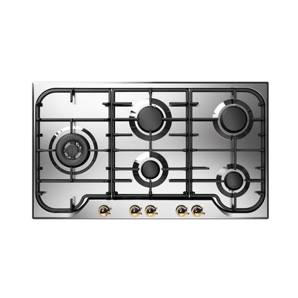 ILVE Nostalgie 90 cm enamelled steel gas hob 5 burners - Dual