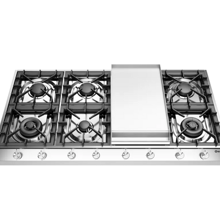 ILVE Professional Plus 120 cm freestanding gas hob 6 burners and fry top - Dual