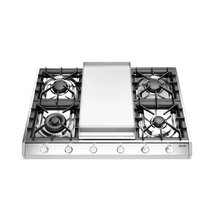 ILVE Professional Plus 90 cm freestanding gas hob 4 burners and fry top - Dual