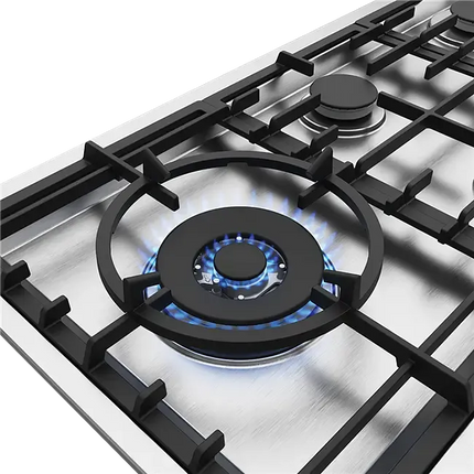 AEG 90cm 5 Burner Gas Cooktop - Stainless Steel