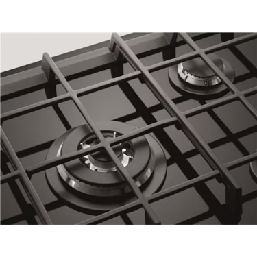 AEG 90cm Gas Cooktop HG975550VB close up of pan support.
