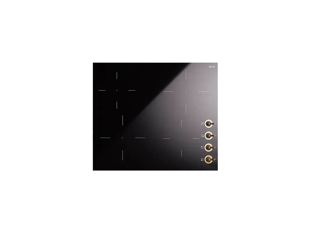 ILVE Nostalgie 4-zone induction hob with knobs