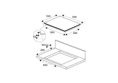 La Germania 60cm Flex Induction Cooktop