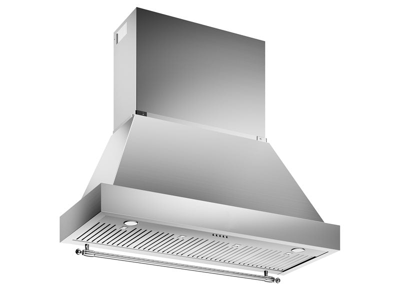 Bertazzoni Heritage Series 120cm Canopy Rangehood - K120HERTX/KC48HERT