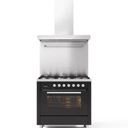 ILVE Pro Line 90 cm single oven range cooker 6 burners