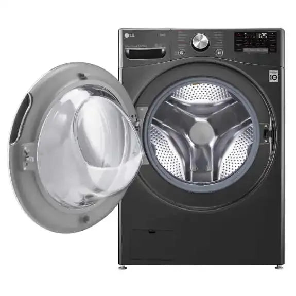 LG 16kg/9kg Front Load Washer Dryer Combo - Black