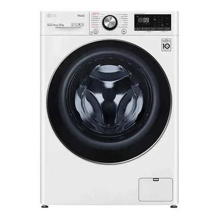 LG 12kg Front Load Washer - White