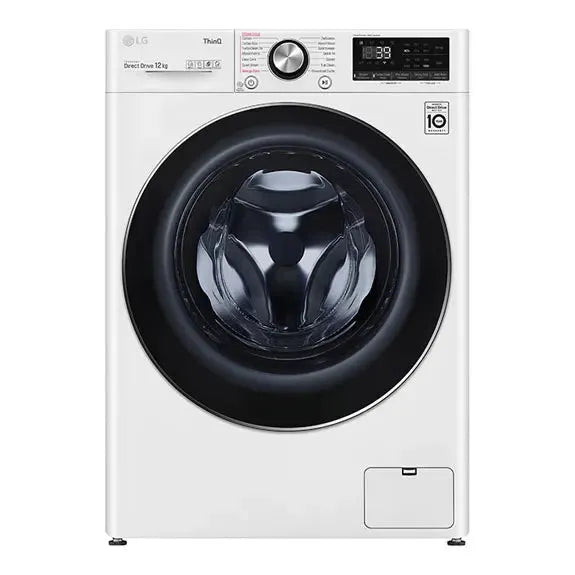 LG 12kg Front Load Washer - White