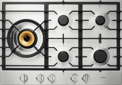 Asko 75cm Gas Hob with Wok Burner - HG1776SD