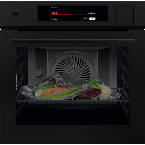 AEG 60cm Steam Oven Matte Black NBP9S83PAT