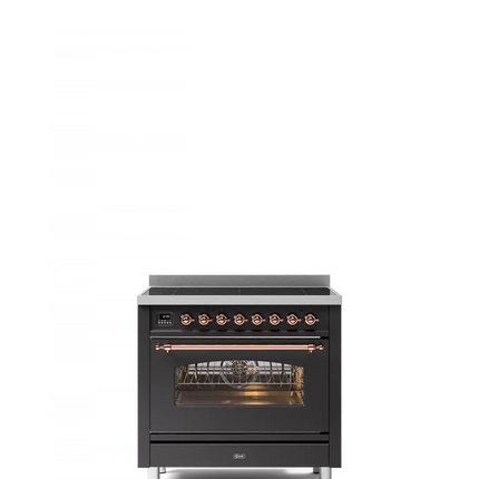 ILVE Nostalgie 90 cm enamelled steel single oven range cooker