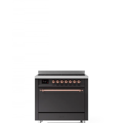 ILE Nostalgie 90 cm enamelled steel single oven range cooker