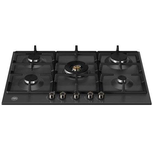 Bertazzoni 75cm Gas Cooktop 5 burner inc Wok - P755CPRONE  *Ex-Display*