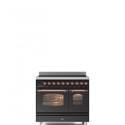 ILVE Nostalgie 90 cm enamelled steel double oven range cooker