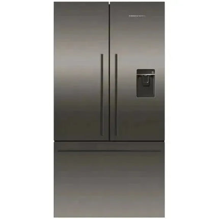 Fisher & Paykel 569 Litre French Door Refrigerator - Black Stainless