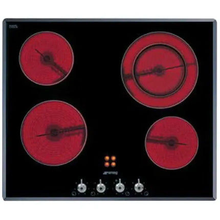 Smeg 60cm Classic Ceramic Cooktop - Black