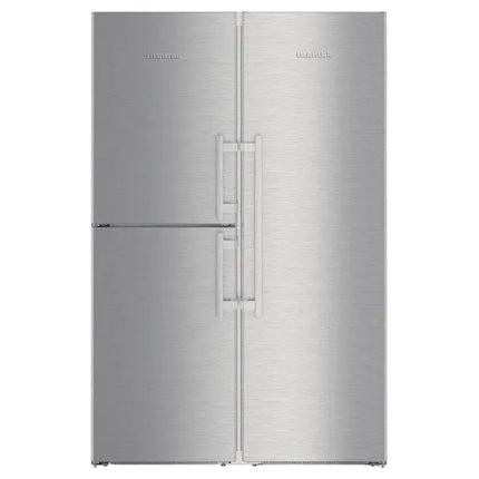 Liebherr 628 Litre Freestanding Side by Side Refrigerator Freezer - Stainless Steel