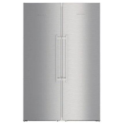 Liebherr 628 Litre Freestanding Side by Side Refrigerator and Freezer - Stainless Steel