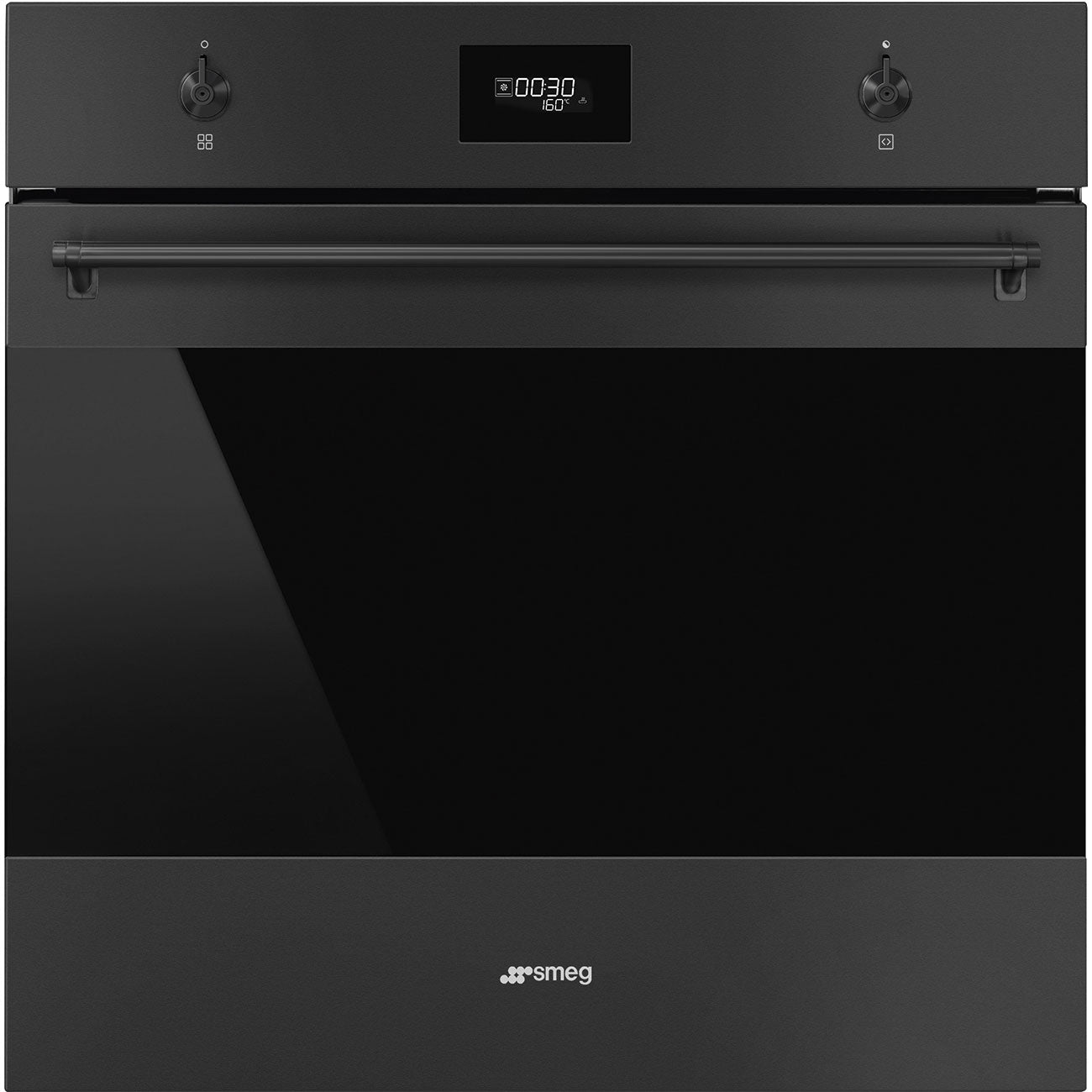 Smeg 60cm Pyrolytic Oven in Black - SFPA6301TVN *Clearance Line*